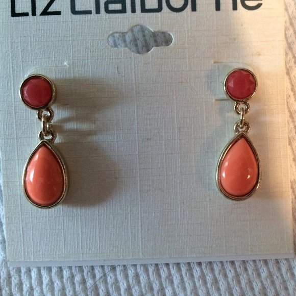 🎈Host Pick 🎈New Liz Claiborne Coral Jewelry Set - Picture 3 of 6